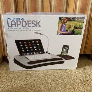 Sofia + Sam Portable Lapdesk with Memory Foam